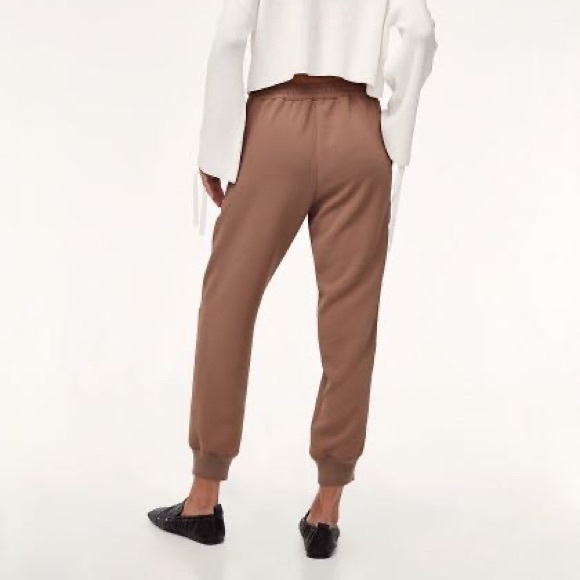 Artizia Wilfred Buffon Pant Crepe Joggers Pink XS - Picture 2 of 12